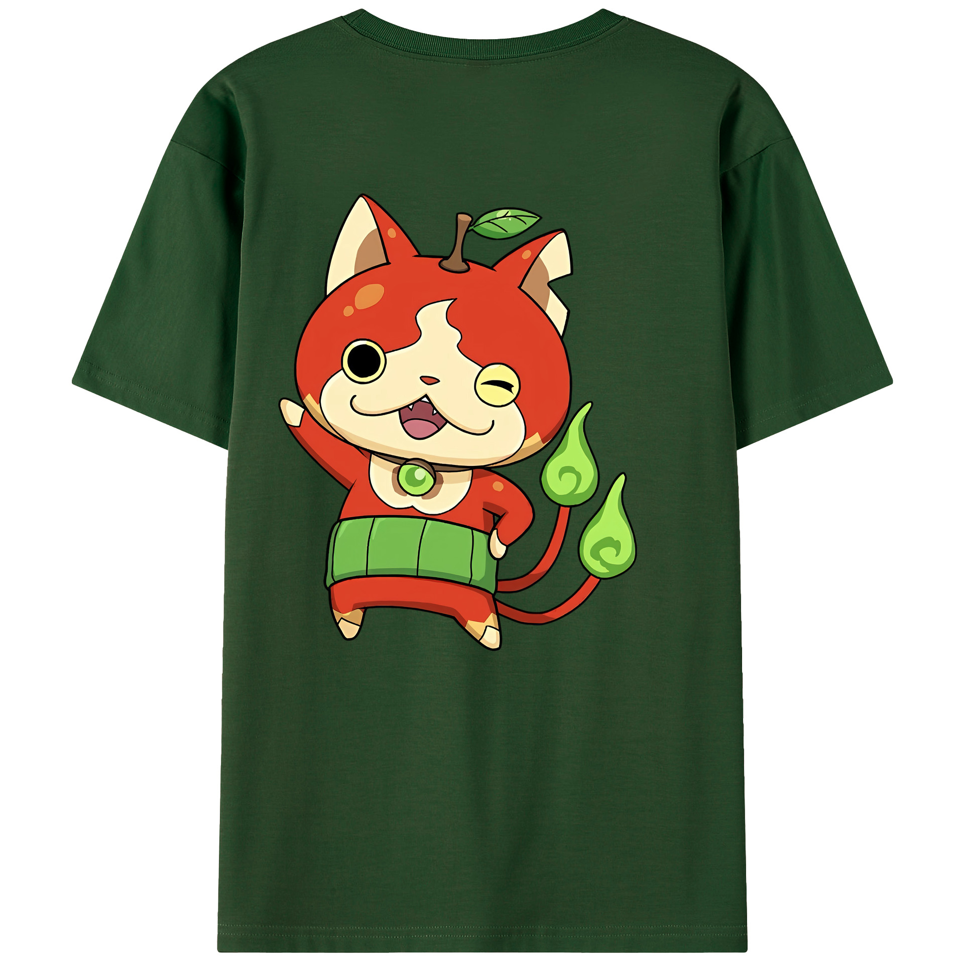 （画像用） 妖怪ウォッチ Yo-kai Watch 綿100％半袖Tシャツ（背面プリント）